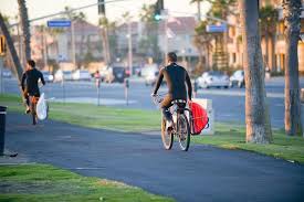 riding bicycle is good for the environment