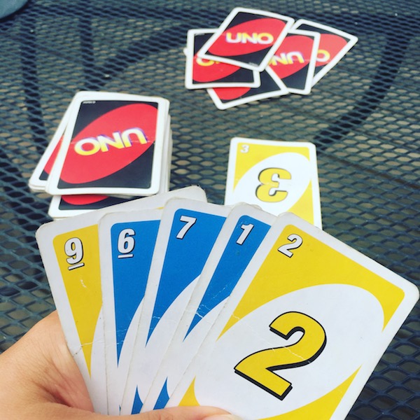 Different UNO cards