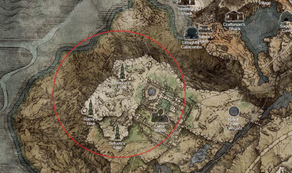 How Do I Go To The Rannis Rise Elden Ring?