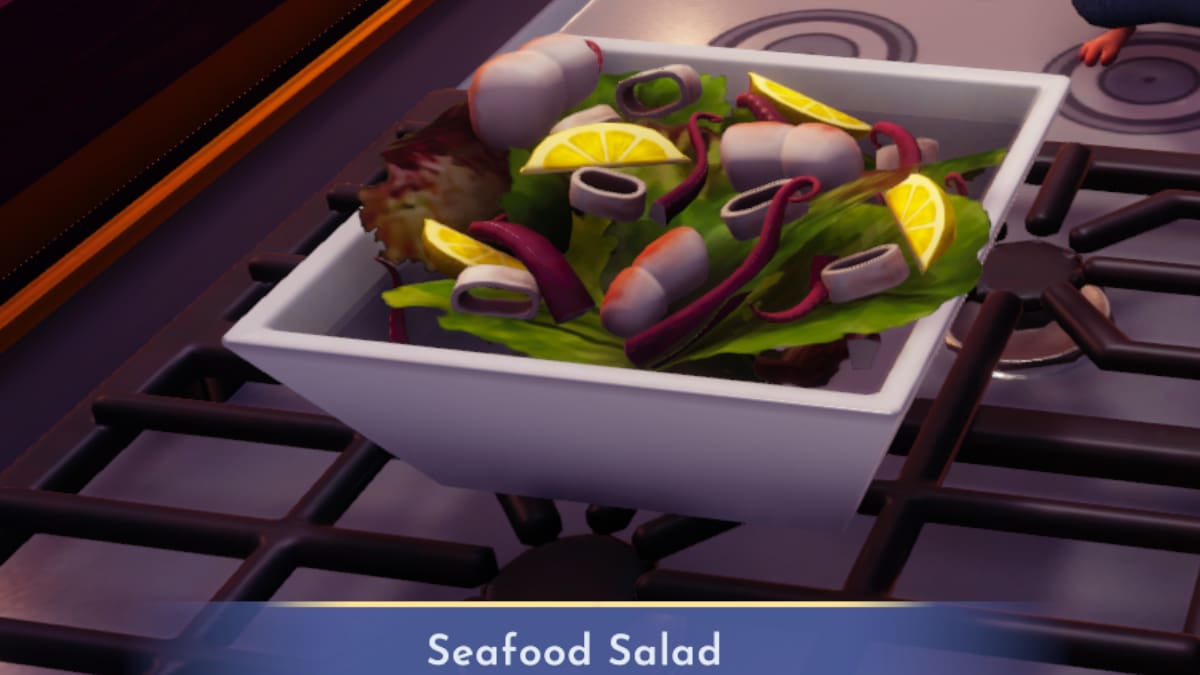 How To Make Seafood Salad Dreamlight Valley