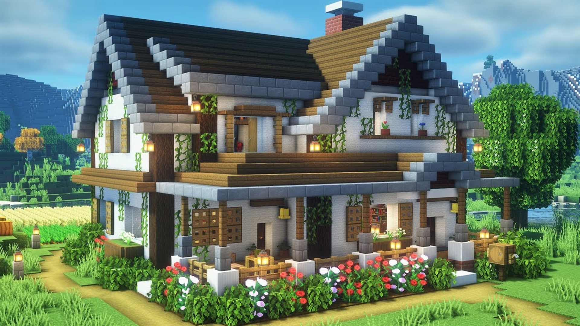 Five best Minecraft farmhouse build blueprint