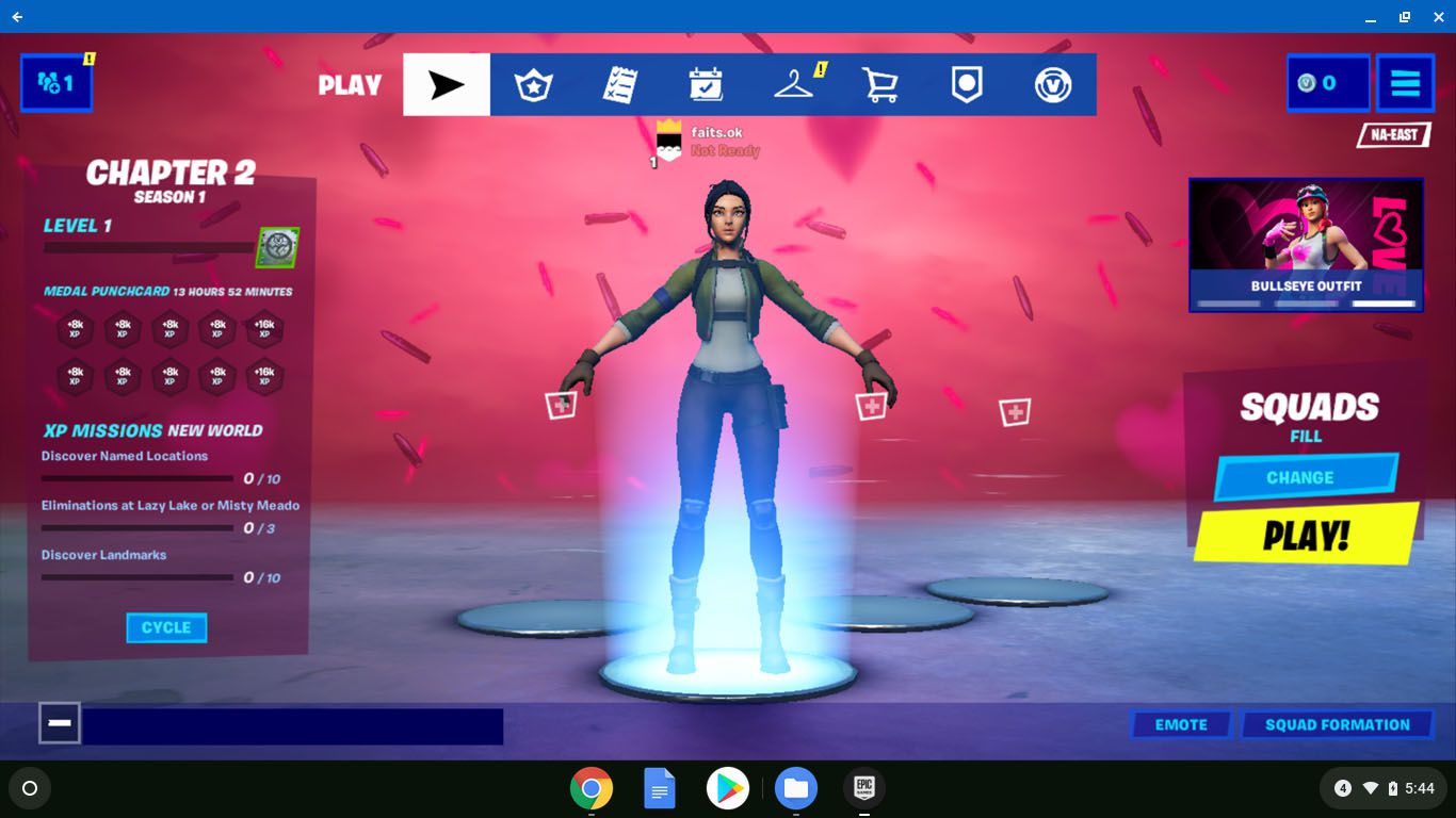how to play fornite on chromebook