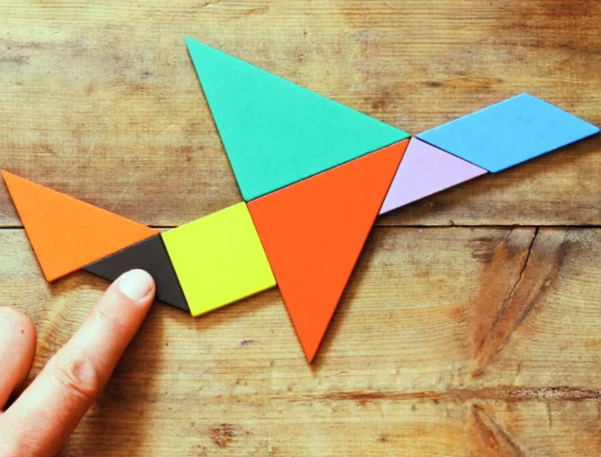 Math and Tangram Puzzles: 14 Things to Think about (Relation, Practicality)