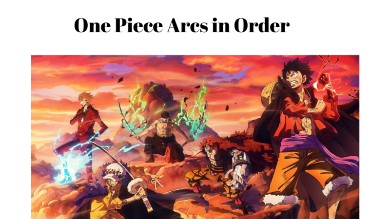 One Piece Arcs in Order