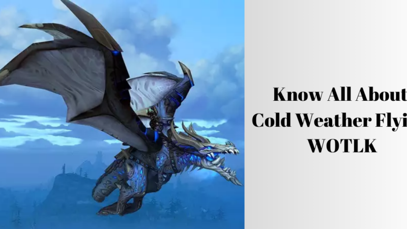 Know All About Cold Weather Flying WOTLK