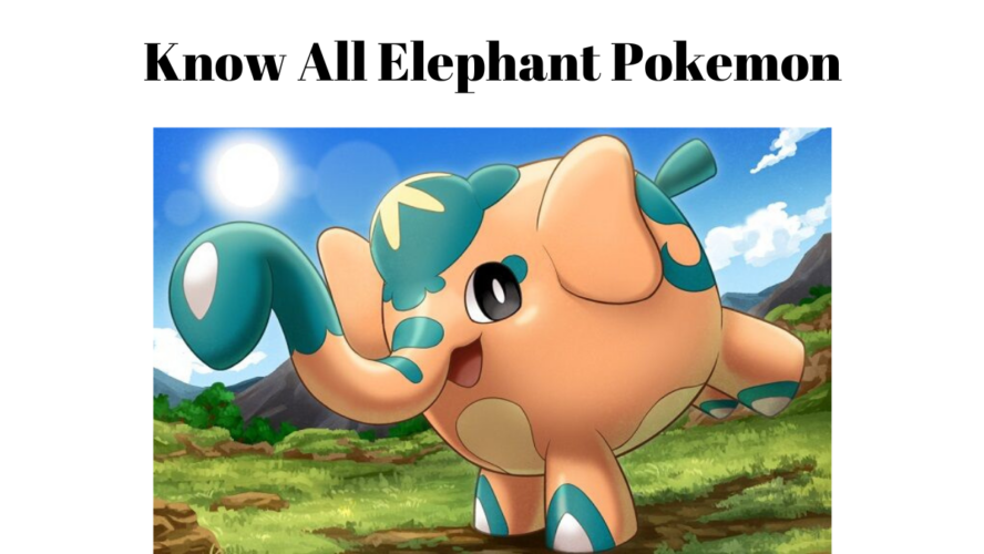 Know All Pokemon Elephants All the Sports and Games Knowledge You