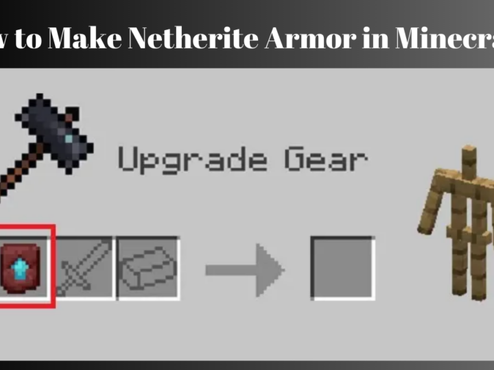 How to Make Netherite Armor in Minecraft?