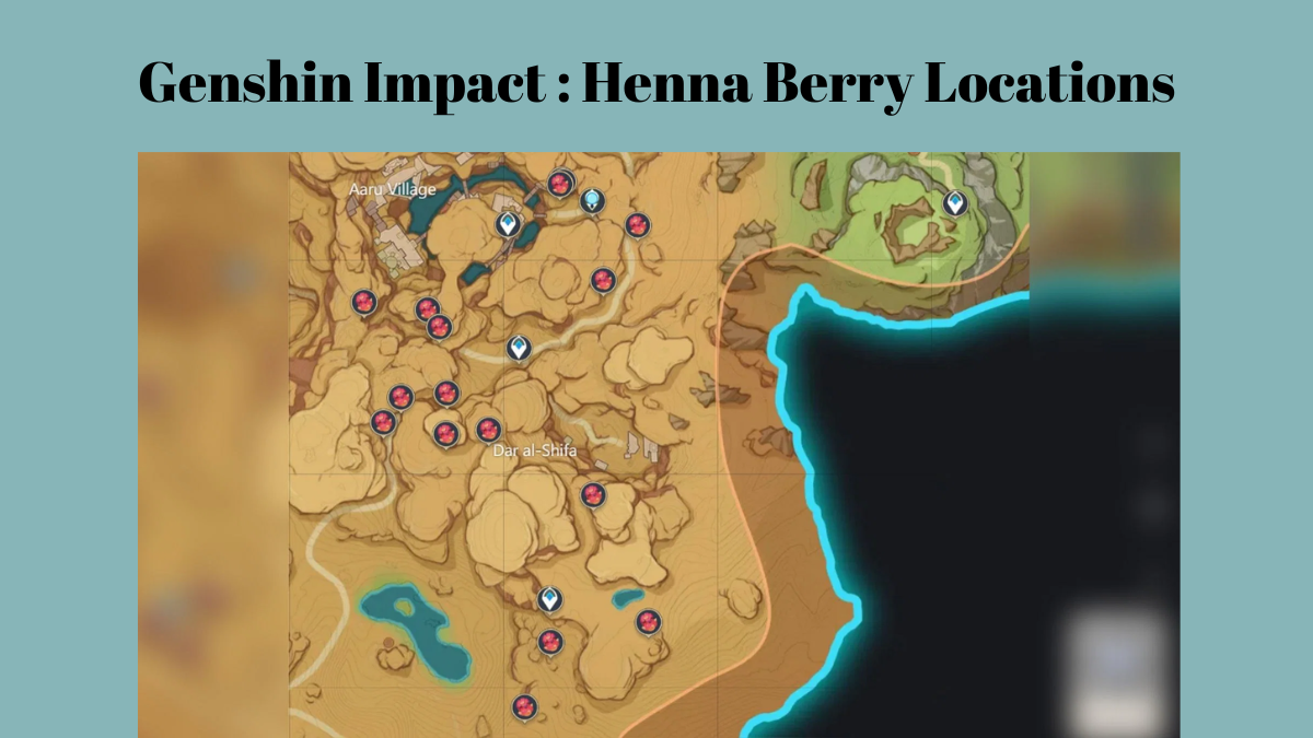 Genshin Impact : Henna Berry Locations