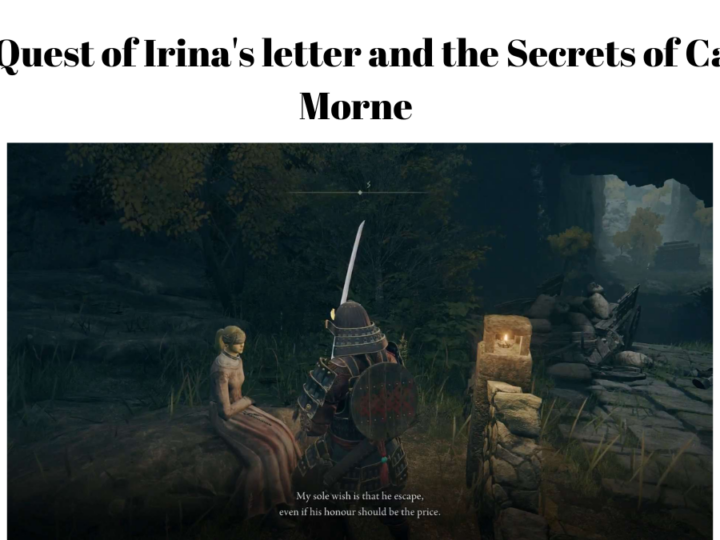 The Quest of Irina’s letter and the Secrets of Castle Morne